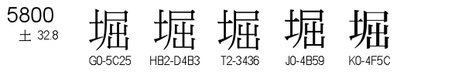 U+5800